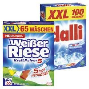 Weißer Riese oder dalli Vollwaschmittel