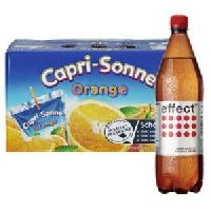 Capri-Sonne Fruchtsaftgetränk oder effect Energydrink
