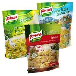 Knorr Spaghetteria, activ Pastagericht oder Hüttenschmaus