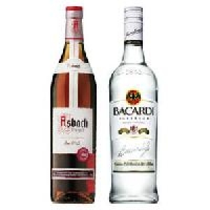 Bacardi Rum Superior, Black, Gold, Oakheart oder Asbach Ural
