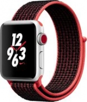 Euronics Apple Watch Nike+ (38mm) GPS + Cellular mit Nike Sport Loop silber/bright cr