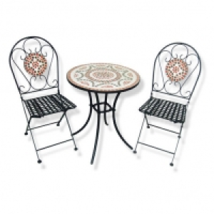 Gardiola Balkon-Set - schwarz-orange - mit Mosaik 129.99 €
