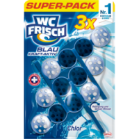 Rossmann Wc Frisch Blau Kraft Aktiv WC-Duftspüler Chlor Super Pack