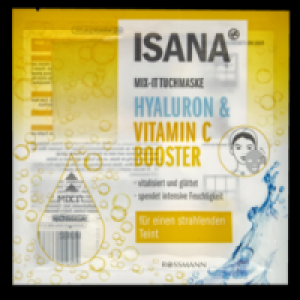 Rossmann Isana Mix-It Tuchmaske Hyaluron < Vitamin C Booster