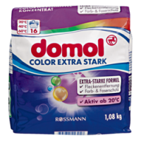 Rossmann Domol Color Extra Stark Colorwaschmittel Pulver, 16 WL