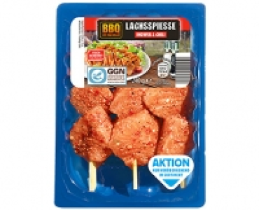 BBQ Lachsspie&szlig;e 2.99&nbsp;&euro;