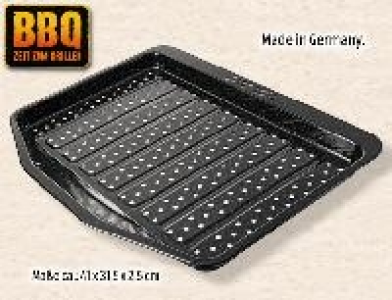 Bbq Grill und Ofenplatte Emaille
