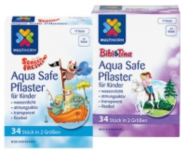 Aldi Süd  MULTINORM Aqua Safe Pflaster, 34 oder 40 Stück