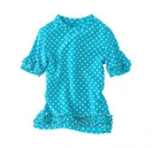 Mädchen-Badeshirt mit hübschen Rüschen 4.19 €