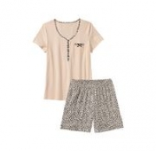 Damen-Shorty mit Leo-Muster, 2-teilig 6.99 €