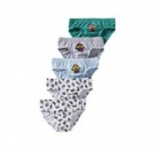 Jungen-Slip mit modischem Aufdruck, 5er Pack 4.89 €