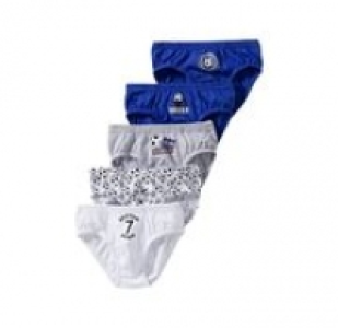 Jungen-Slip mit Fußball-Aufdruck, 5er Pack 4.89 €