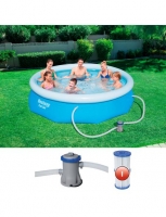 Hagebau  Quick-Up Pool »Fast Set«, mit Filterpumpe, ØxH: 274x76 cm