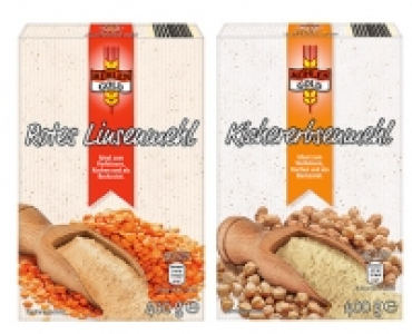 MÜHLENGOLD Rotes Linsen oder Kichererbsenmehl
