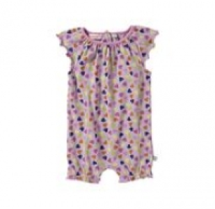 Baby-Mädchen-Spielanzug mit Herzmuster 4.99 €