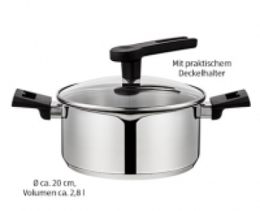 CROFTON® Chefs Collection Edelstahl-Topf, ca. 20 cm