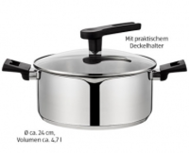 Aldi Süd  CROFTON® Chefs Collection Edelstahl-Topf, ca. 24 cm