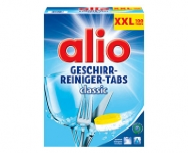 Aldi Süd  alio XXL-Geschirr-Reiniger-Tabs classic