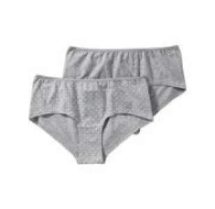 Damen-Panty in Melange-Optik, 2er Pack 3.99 €