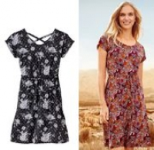 Damen-Kleid mit gekreuztem Rückenausschnitt 7.99 €