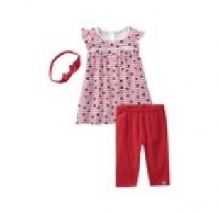 Baby-Mädchen-Set mit Haarband, 3-teilig 7.99 €