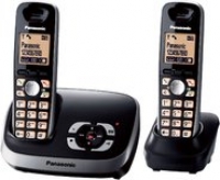 Euronics Panasonic KX-TG6522GB Schnurlostelefon mit Anrufbeantworter schwarz