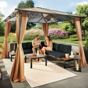 Gardiola Lounge-Set - anthrazit-teakfarben 899.99 €
