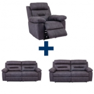 Roller  Set TARANTELLA - 2 Sofas mit Sessel - mit Relaxfunktion