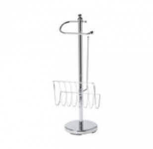 NKD  Stand-WC-Garnitur mit Zeitschrifthalter, ca. 20x24x65cm