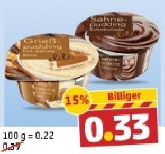 ELITE Grie&szlig;- oder Sahnepudding