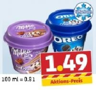 Milka oder OREO Ice Cream