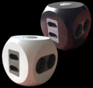 HOME IDEAS LIVING Design-6-fach-Steckdosenwürfel 9.99 €