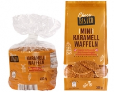 Aldi Süd  Choco BISTRO Karamellwaffeln oder Mini- Karamellwaffeln