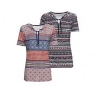Damen-T-Shirt mit Bindebändern 9.99 €