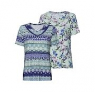 Damen-T-Shirt mit Spitzeneinsatz 7.99 €