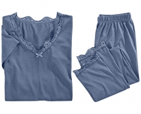 Aldi Süd  blue motion Spitzen-Pyjama