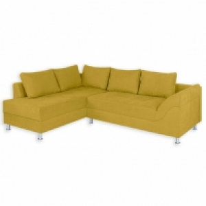 Roller  Ecksofa - melon - Federkern - Microfaser