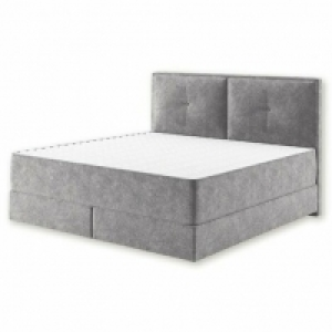 Boxspringbett - grau - H2 - 180x200 cm 1,399.00 €