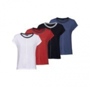 Damen-T-Shirt mit Glitzerband 5.99 €