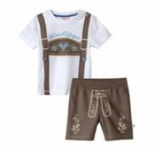 NKD  Baby-Jungen-Set mit pfiffigem Aufdruck, 2-teilig