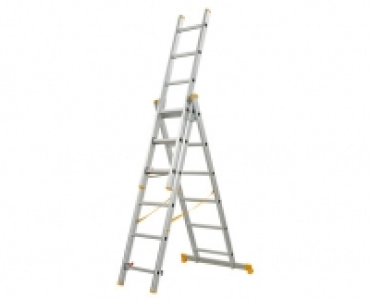 Aldi Süd  WORKZONE®3-teilige Alu-Leiter