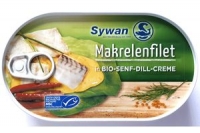 Denns Sywan Makrelenfilets in Bio Senf-Dill-Sauce