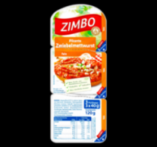 ZIMBO Zwiebelmettwurst 0.99&nbsp;&euro;