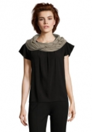 Betty Barclay Loop-Schal, khaki - Grau