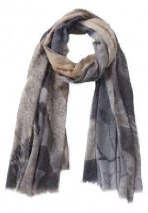 Cartoon Basic-Schal, Nature-Grey - Braun