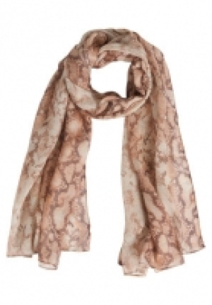 Cartoon Sommerschal, Nature-Ros&eacute; - Braun