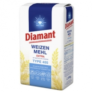 Diamant Weizenmehl Type 405, jede 2,5-kg-Packung 1,000.00&nbsp;&euro;