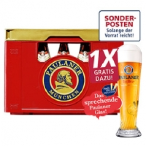 Paulaner Weißbier versch. Sorten oder Alkoholfrei 20 x 0,5 Liter, jede 1.40 €