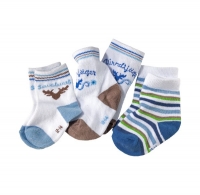 NKD  Baby-Jungen-Socken in angesagter Trachten-Optik, 3er Pack
