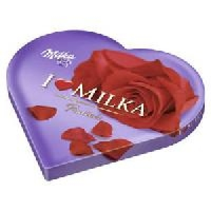 I love Milka Geschenkherz, Alles Gute oder Kleines Dankeschön Pralinés 2.99 €